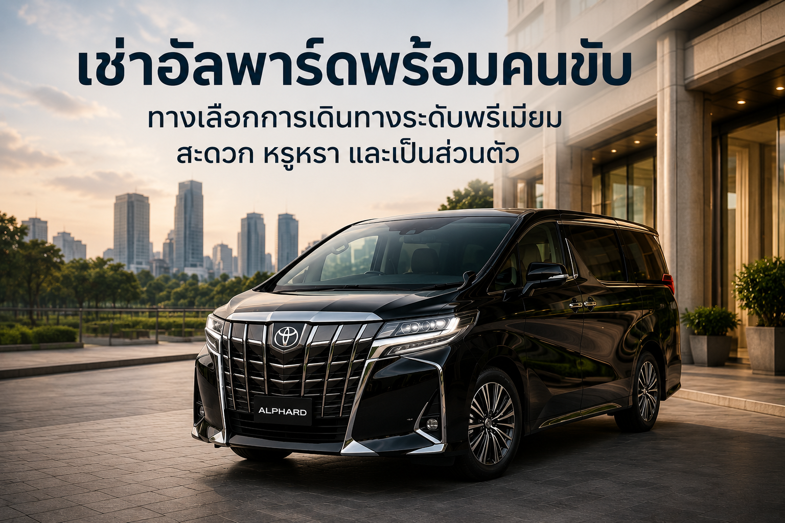 เช่าอัลพาร์ดพร้อมคนขับ ทางเลือกการเดินทางระดับพรีเมียม สะดวก หรูหรา และเป็นส่วนตัว